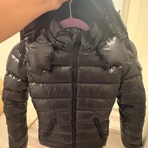 Moncler Shiny Black Puffer Jacket